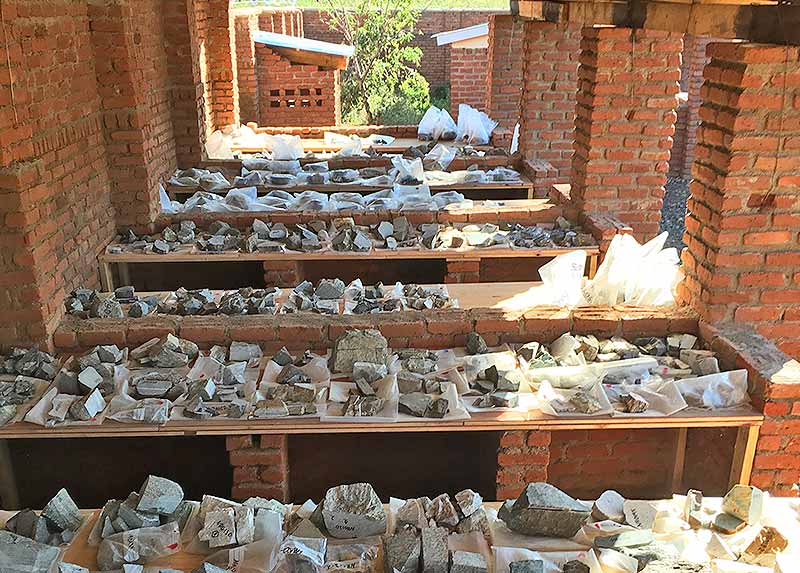 Malawi - inventaire des occurrences minérales. © BRGM Malawi - inventaire des occurrences minérales. © BRGM