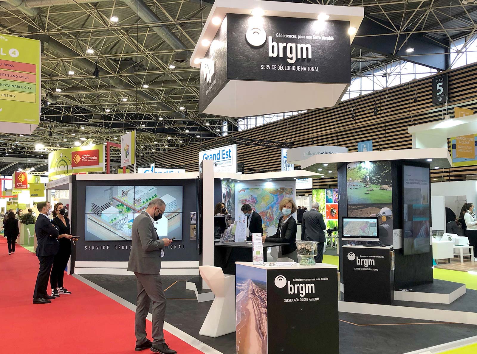 Pollutec 2021 : le BRGM au cœur des enjeux environnementaux. © BRGM