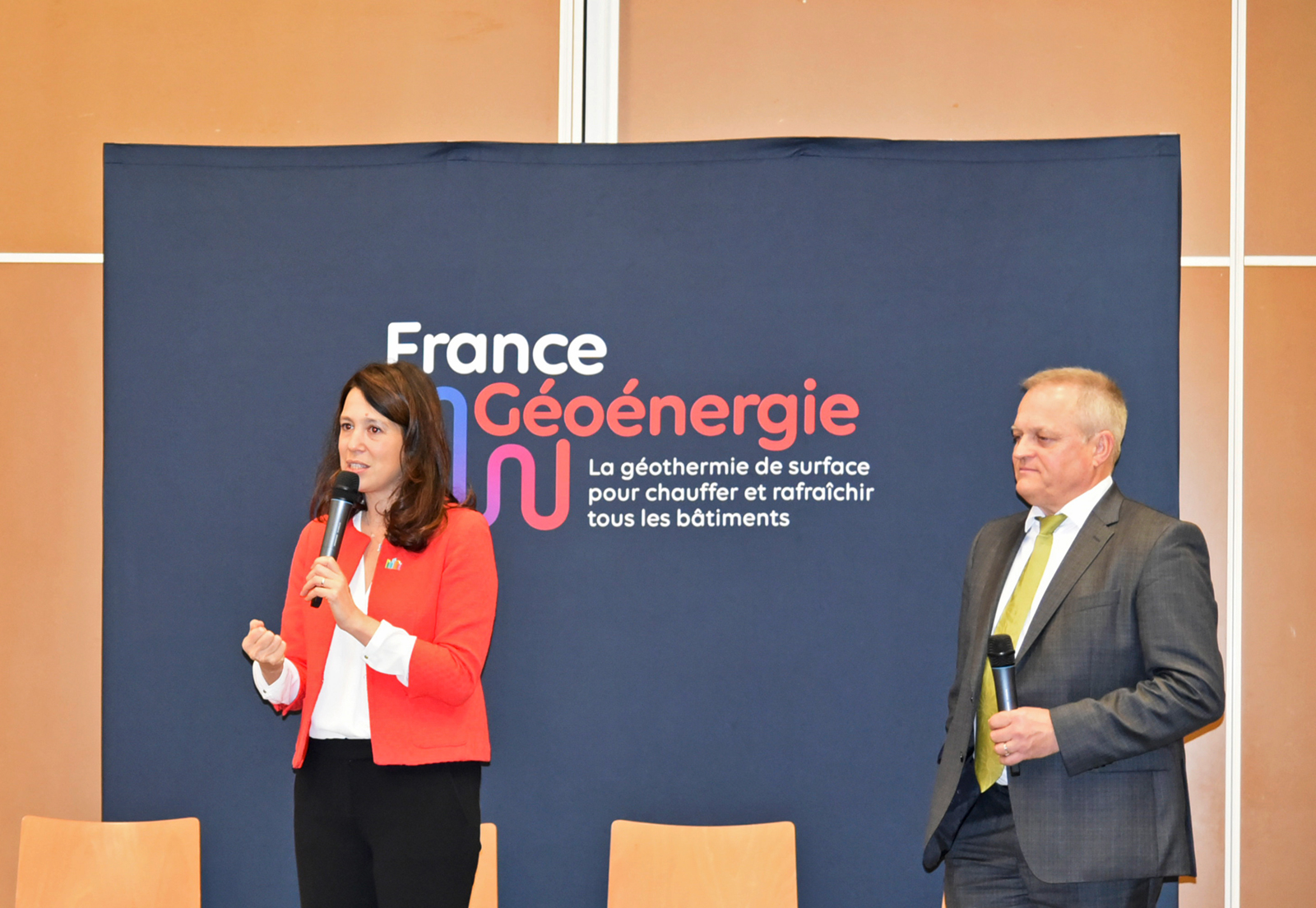 Launch of France Géoénergie at the Salon des maires (Mayors’ Convention). This local-authority-driven initiative aims to accelerate the deployment of near-surface geothermal energy. © BRGM