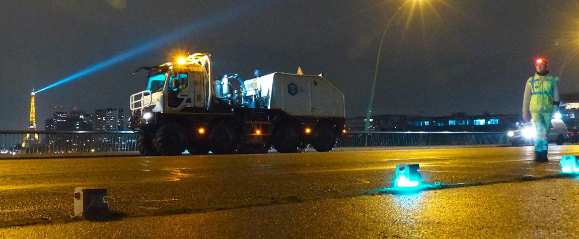 A Geoscan survey was conducted in the Paris region in 2024 in order to obtain seismic profiles of the subsurface using the seismic reflection method. © S3-Robert Famy