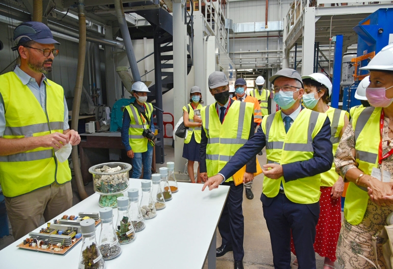 Visite de Guillaume Boudy, secrétaire général pour l'Investissement