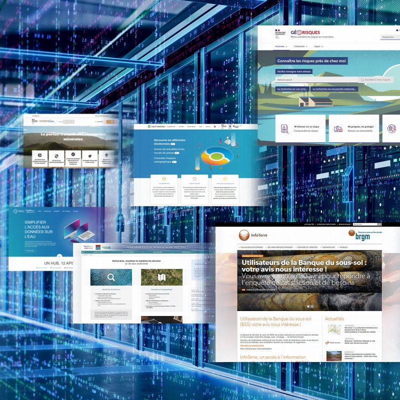 BRGM is developing more and more digital services that structure geo-environmental data and make it accessible in response to societal challenges. © BRGM