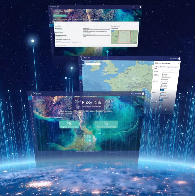 The aim of the "EaSy Data" national data warehouse is to centralise, organise and share the large quantity of so-called orphan data on the environment and the Earth system. © BRGM