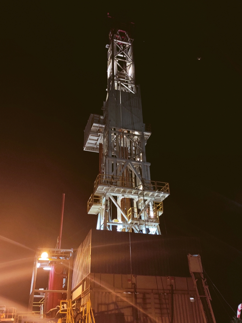 Drilling rig, Champigny-sur-Marne. © Océane DURIER