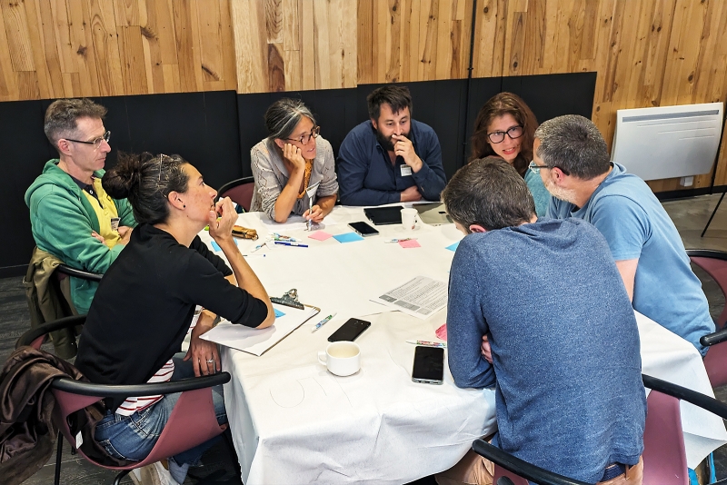 Le lancement du projet Massif central du PEPR Sous-sol, les 17 et 18 juin 2024, a donné lieu à des ateliers préparatoires. © PEPR Sous-sol, bien commun 