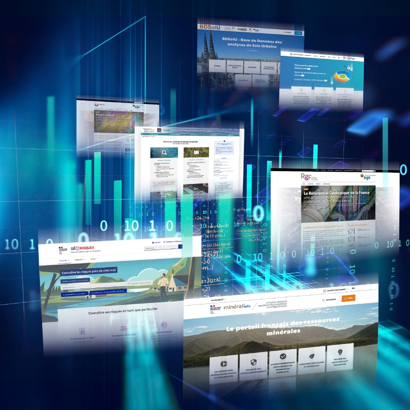 Le BRGM investit dans des technologies et des méthodes numériques performantes pour interpréter les données, structurer les informations et mettre à disposition les connaissances sur le sous-sol, pour toutes les applications des géosciences. © BRGM