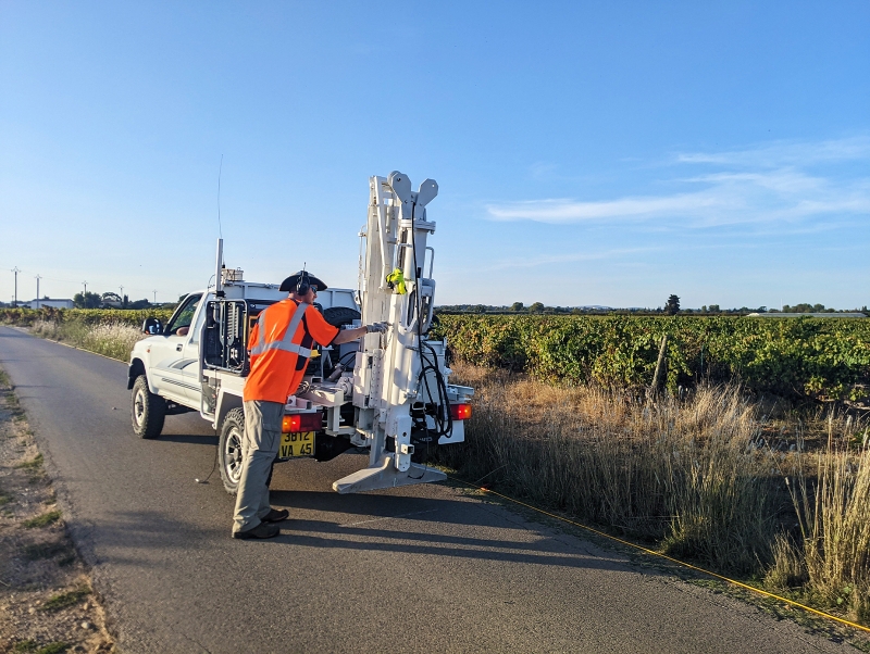 New high-resolution seismic reflection data have been acquired in the commune of Mauguio in the Hérault department. © BRGM