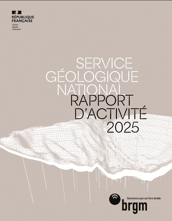 Couverture du rapport annuel d'activité 2025 du BRGM
